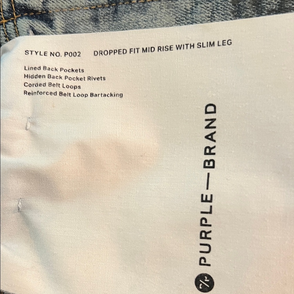 PURPLE BRAND Distressed Ripped Jeans - Picture 7 of 7